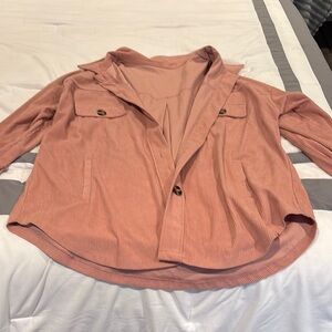 Pink Corduroy Jacket